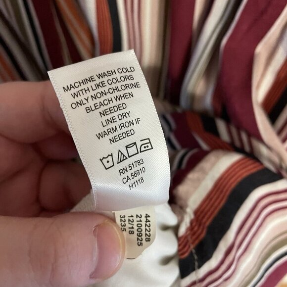 Maurices Women XS Stripe Sleeveless Strappy V-Neck Mid-Length Sundress - Picture 10 of 12